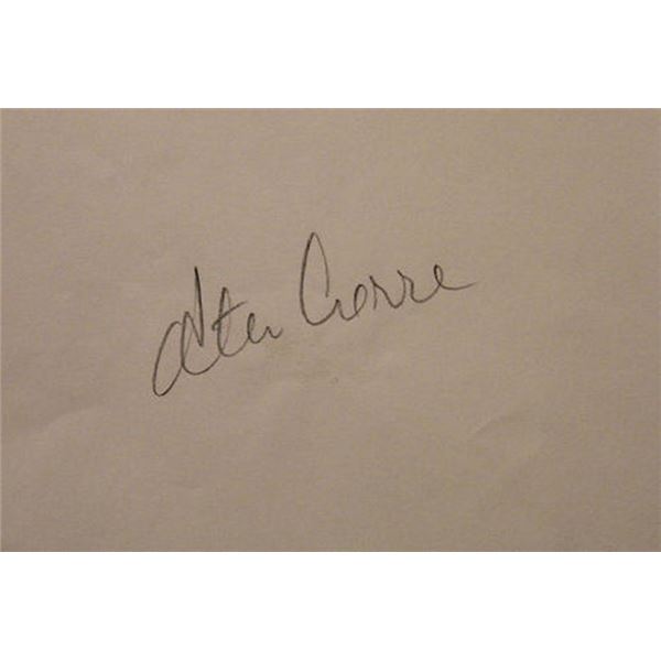 Peter Lorre signature slip