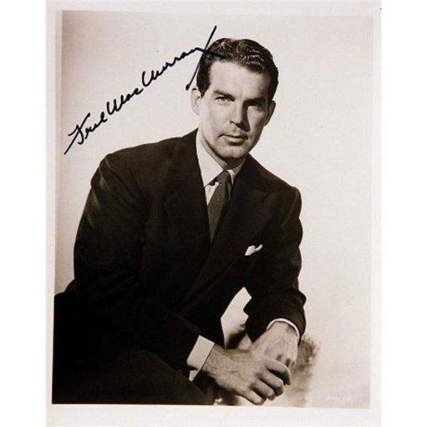 My Three Sons Fred MacMurray signed portrait photo