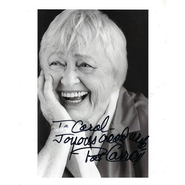 Laverne and Shirley Pat Carroll signed photo