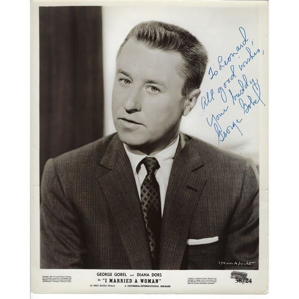 I Married A Woman George Gobel Signed Photo