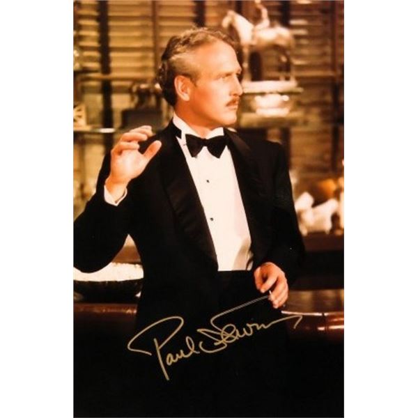 The Sting Paul Newman signed portrait photo