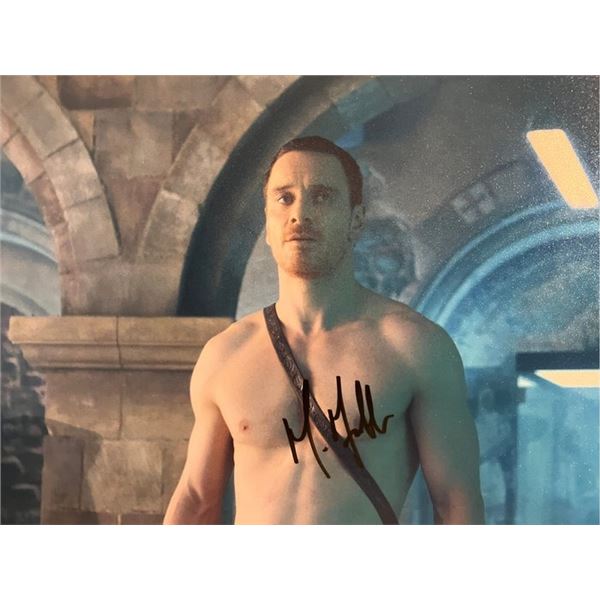 X Men Michael Fassbender signed photo