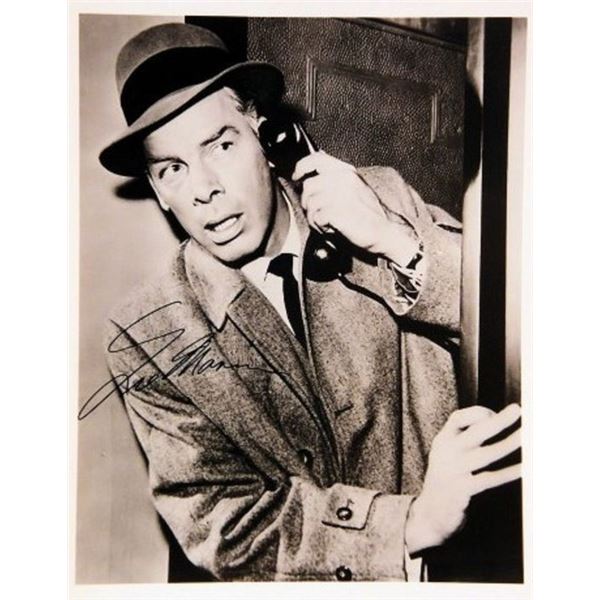 M Squad Lee Marvin signed photo