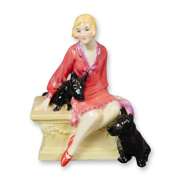 Royal Doulton Porcelain Figurine, Scotties HN1281