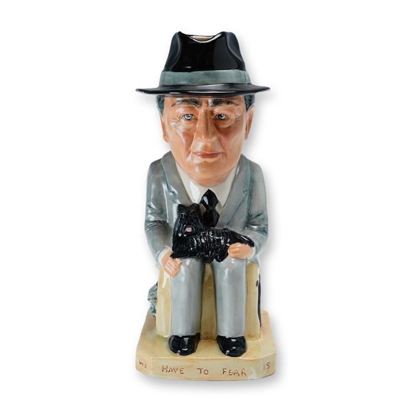 Wilkinson Pottery World War II Allied Leaders Collection Toby Jug, President Franklin D. Roosevelt
