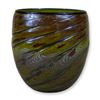 Image 1 : Studio Art Glass Pulled Feather and Macchia Glass Vase