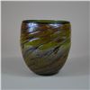 Image 2 : Studio Art Glass Pulled Feather and Macchia Glass Vase