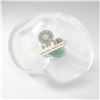 Image 3 : Daum Pate-de-Verre Art Glass Frog and Lily Pad Crystal Paperweight