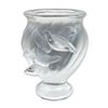 Image 1 : Lalique France Rosine Frosted Crystal Vase