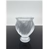 Image 2 : Lalique France Rosine Frosted Crystal Vase