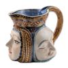 Image 1 : David Burnham Smith Very Rare Ceramic Three-Face Mug, Dreaming of the Snow Maiden