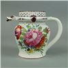 Image 2 : English Hand-Painted Earthenware Puzzle Jug, Dated 1827