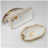Image 3 : KPM Berlin Glazed Porcelain Armadillo Inkstand