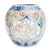 Image 1 : Alfred Powell for Wedgwood Hand-Painted Ceramic Stag Vase, circa 1925