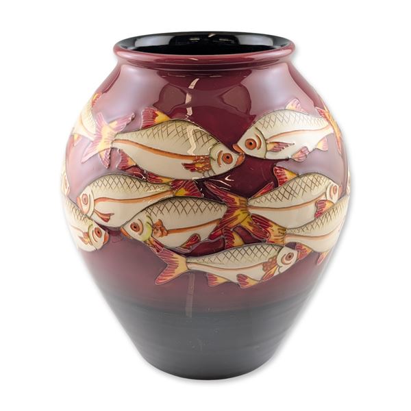 Moorcroft Pottery Very Rare Only 10 Made Fish Vase