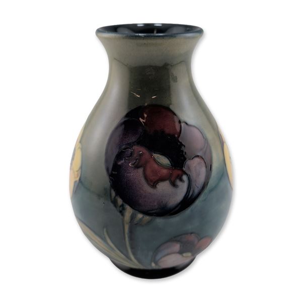 Moorcroft Rare Vintage Pottery Vase Big Poppy in Multicolours