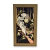 Image 1 : Moorcroft Pottery by Emma Bossons Framed Wall Plaque, Moonlight Flight
