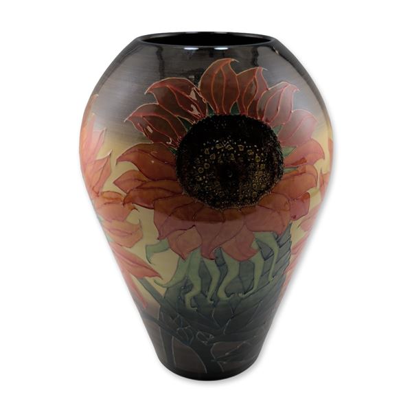 Dennis Chinaworks by Sally Tuffin Large Sunflower Pottery Vase