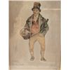 Image 2 : Rare Framed Charles Noke (English, 1858-1941) Water Color Painting on Paper, Paddy for the Fair