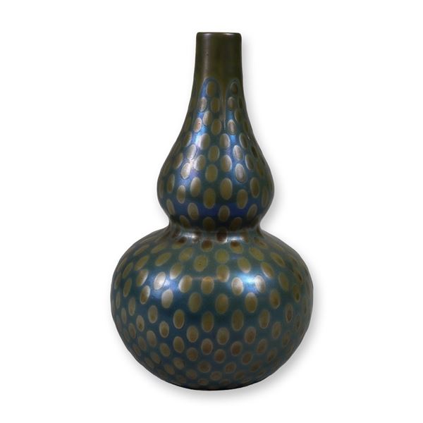 Royal Doulton Sung Flambe Lustre Double-Gourd Vase