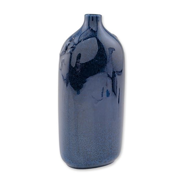 Royal Doulton Blue Flambe Glazed Miniature Gecko Flask