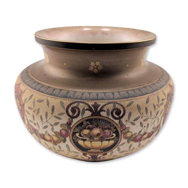 Doulton Burslem England Lace Ware Ceramic Jar