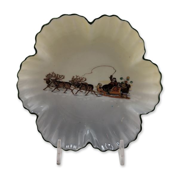 Royal Doulton Christmas Series Ware Scalloped Tray