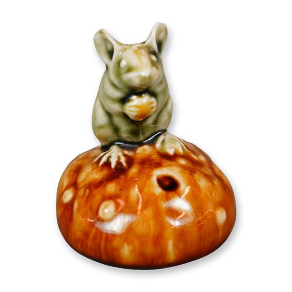 Doulton Lambeth by George Tinworth Stoneware Figurine, Currant Bun
