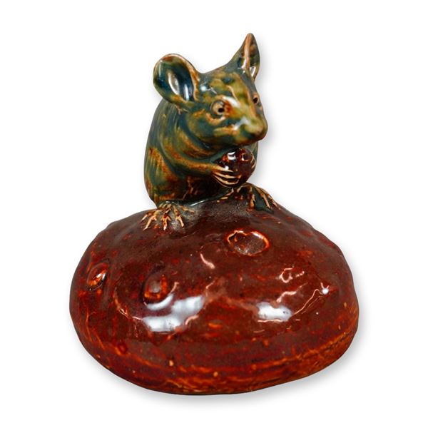 Doulton Lambeth by George Tinworth Stoneware Figurine, Currant Bun