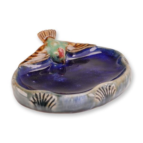 Doulton Lambeth by Harry Simeon Stoneware Bibelot, Bird with Outstretched Wings