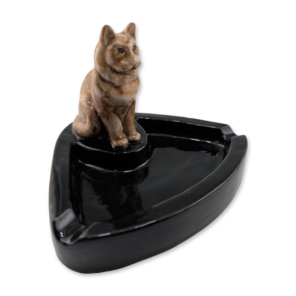 Doulton Lambeth Stoneware Very Rare Cat Bibelot