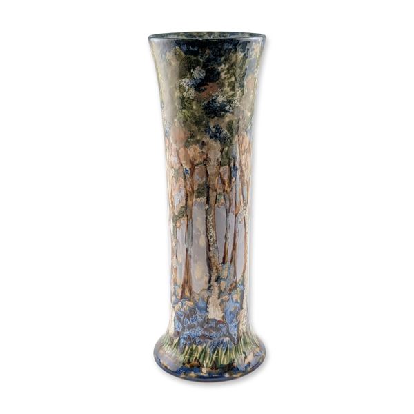 Cobridge Stoneware Forest Scene Trial Vase