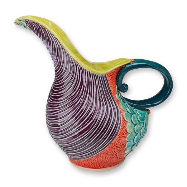Jenny Lou Sherburne Porcelain Studio Pottery Pitcher