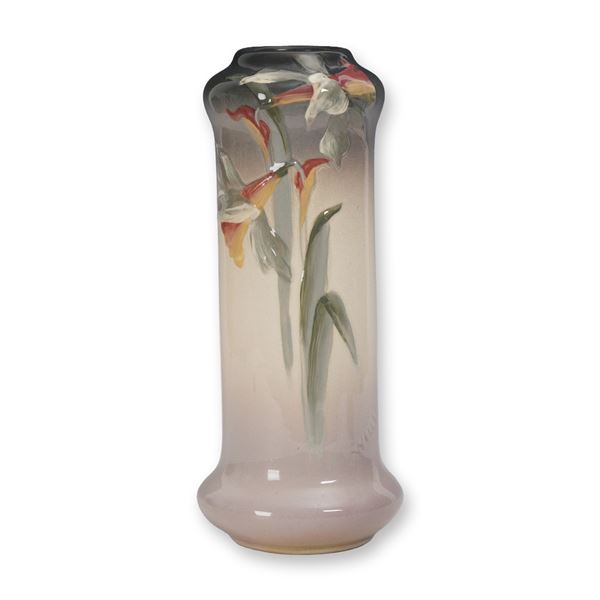 Weller Pottery Etna Vase with Daffodil Motif