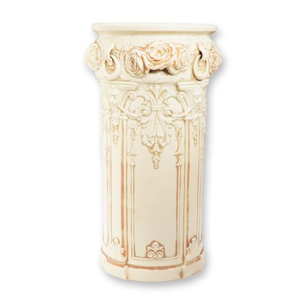 Weller Pottery Ivory Ware Umbrella Stand