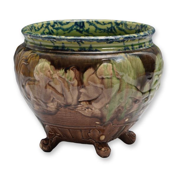 Weller Pottery Water Nymph Footed Jardiniere