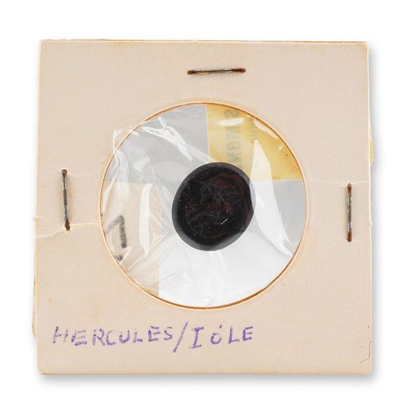 Wedgwood Black Basalt Intaglio of Hercules and Iole
