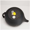Image 3 : Wedgwood Black Basalt Japonisme Teapot with Bronzed Decoration