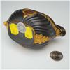 Image 3 : Wedgwood Bronze and Gilt Black Basalt Creamer Boat