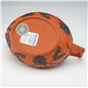 Image 3 : Wedgwood Rosso Antico and Black Basalt Sprigged Sauce Boat or Creamer