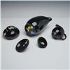 Image 3 : A Three-Piece Wedgwood Black Basalt Shape 225 Lunar Coffee Service