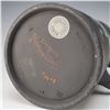 Image 4 : Three-Piece Wedgwood Black Basalt Dragon Kenlock Ware Pitcher, Creamer, and Oil Lamp
