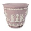 Image 1 : Wedgwood Lilac Jasperware Neoclassical Cachepot