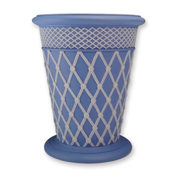 Wedgwood Blue and White Jasperware Vase
