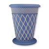 Image 1 : Wedgwood Blue and White Jasperware Vase