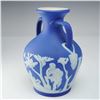 Image 2 : Wedgwood Blue Jasperware Miniature Portland Vase Dated 1929