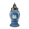 Image 1 : Wedgwood Blue Jasperware Pastille Burner with Metal Lid