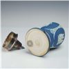 Image 3 : Wedgwood Blue Jasperware Pastille Burner with Metal Lid