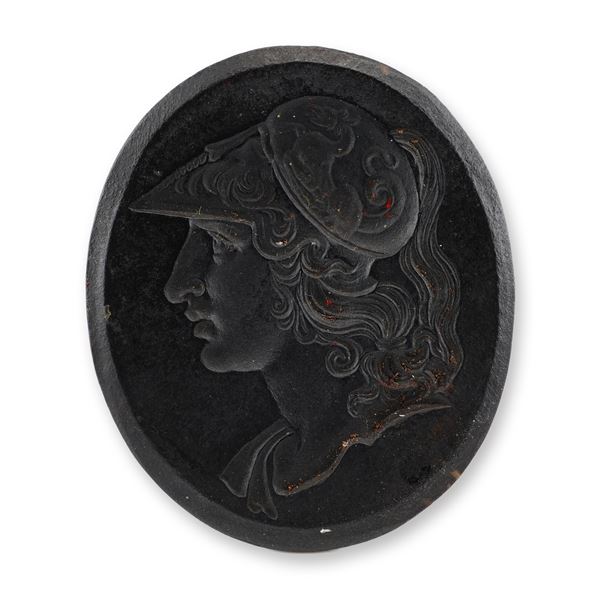 Wedgwood Black Basalt Medallion of Minerva
