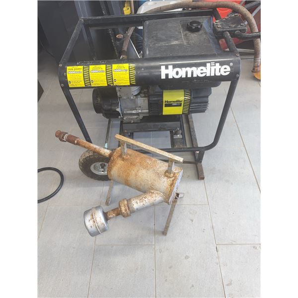 Homelite LR5000T 5000W Portable Generator With Exhaust/Muffler